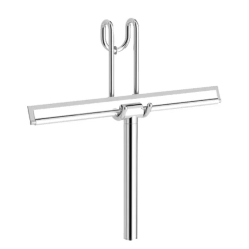 Parisi L'Hotel Shower Squeegee with Glass Screen Mounting Bracket