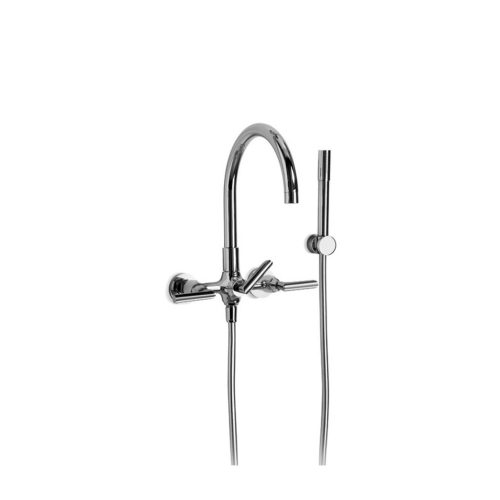 Brodware City Plus Bath Mixer with Handshower with D lever