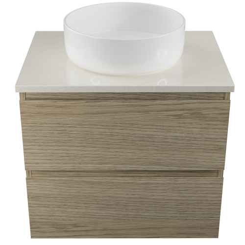 Timberline Nevada Plus 600mm Wall Mount Vanity with Above Counter Basin