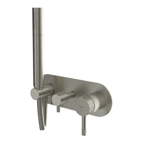 Parisi Tondo II Wall Mixer with 2-Way Diverter and Handshower