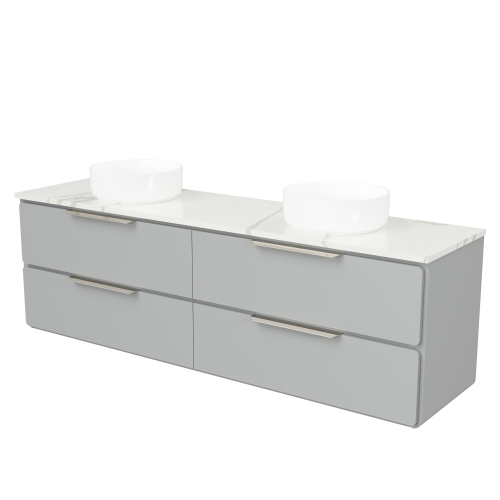 Timberline Colby 1800mm Wall Mount Vanity with Double Bowl