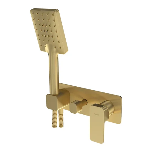 Parisi Quasar II Wall Mixer with Diverter and ABS Hand Shower