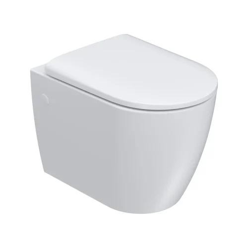 Parisi Ellisse II Wall Hung Pan Rimless (including Moda Soft Close Seat)