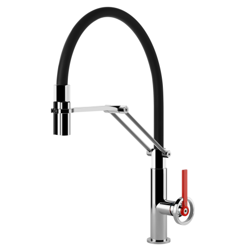 Gessi Officine V Goose Neck Semi-Professional Spray Mixer