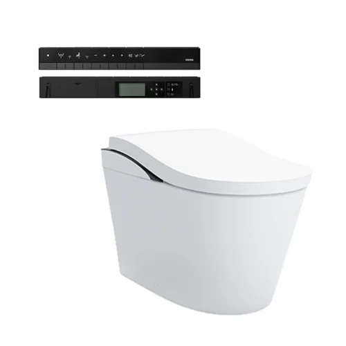 TOTO Neorest LS Smart Toilet | Black & Gloss White Luxury | CS911VC