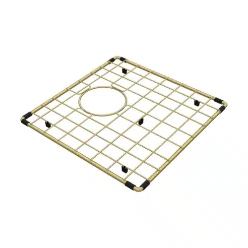 Parisi Quadro Sink Protector 390x390mm (1 Bowl) Brushed Brass