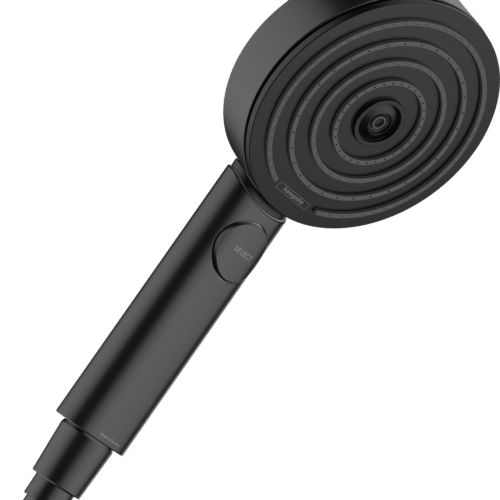 Hansgrohe Pulsify Select S Hand Shower 105 | 3-Jet EcoSmart | Matt Black